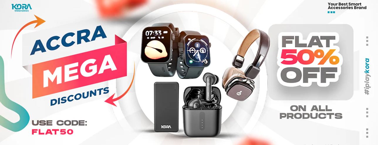 Kora’s Biggest Sale is HERE – Get 50% OFF on ALL Tech Accessories!