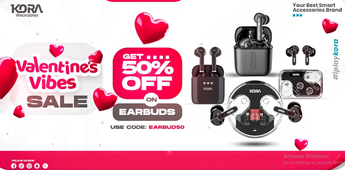 Fall in Love with Sound This Valentine's Day: 50% Off Kora Earbuds